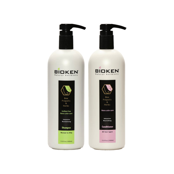 Bioken Normal Shampoo + Conditioner  Set - 32 oz - Bioken Shop